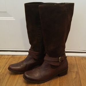 St John's Bay Brown Leather Boots
